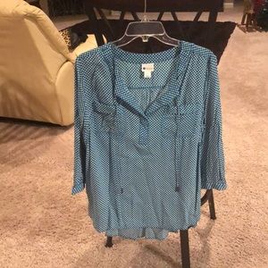 Women’s teal tunic